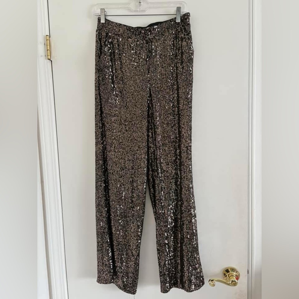 Sequin Black Pants